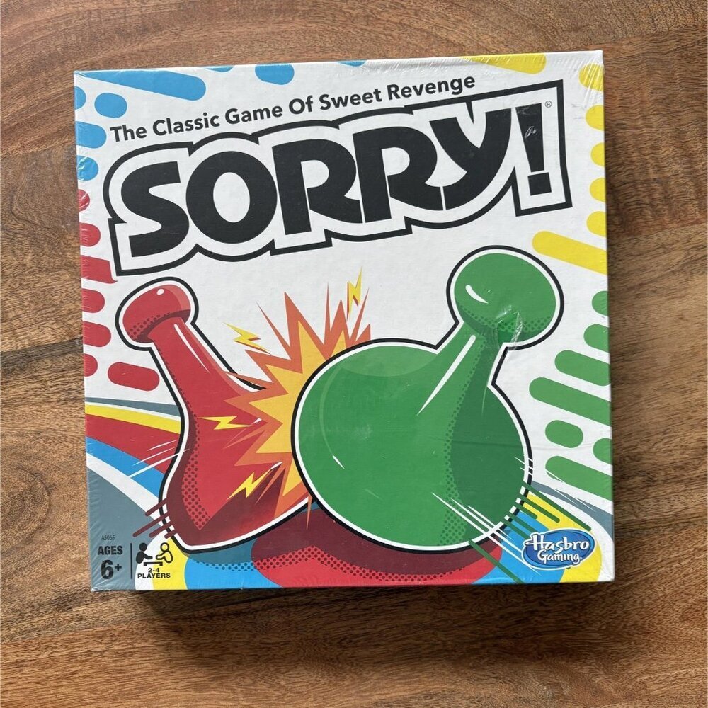 Hasbro Gaming Sorry! Board Game Classic Family Fun Party Ages 6+ 2-4 Players